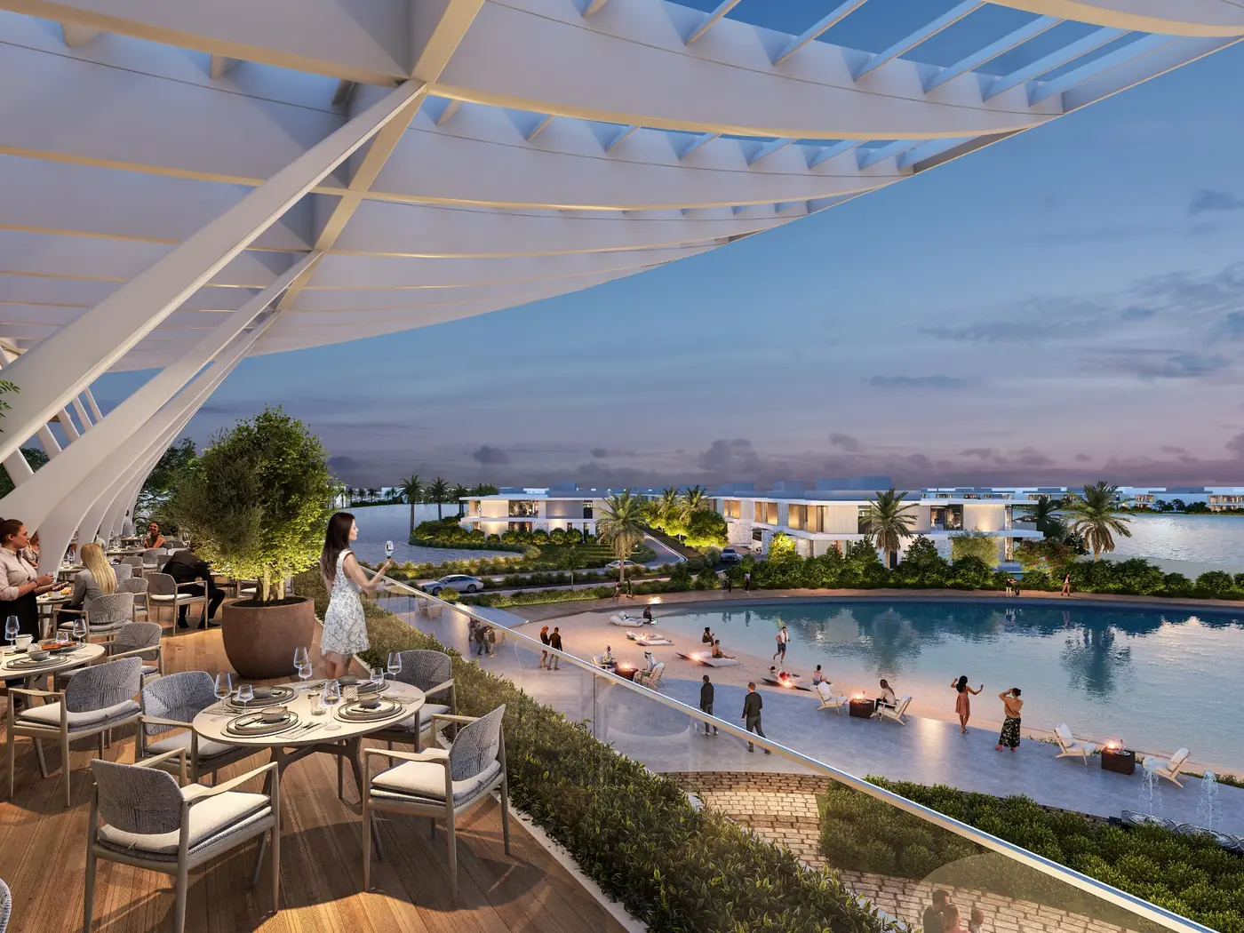 Le club-house, Siniya Island