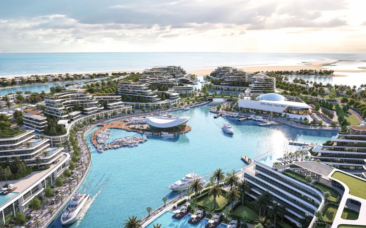 Sobha Marina Residences : immeubles en terrasses autour de la marina